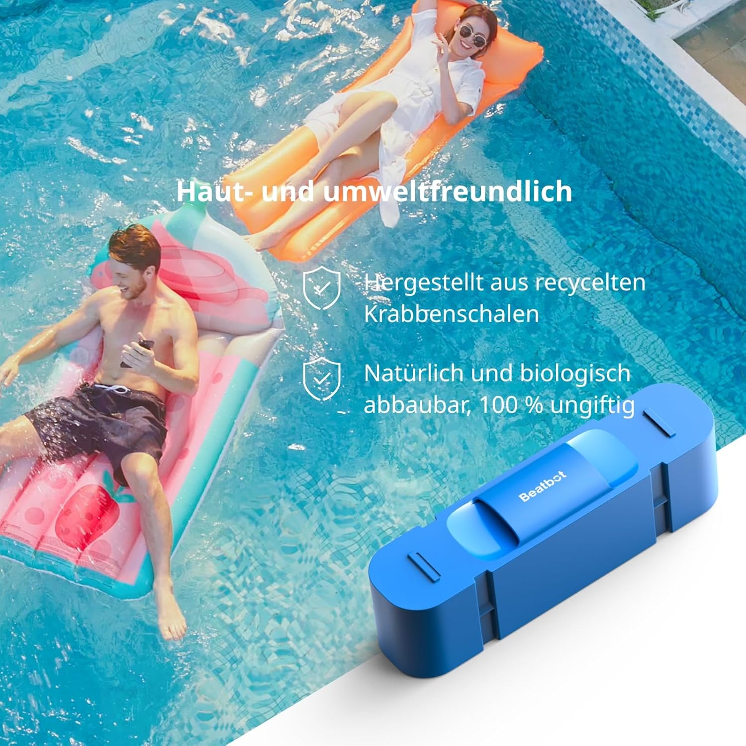 Beatbot AquaSense 2 Pro Poolroboter-Set mit Klärer-Set, Pool-Staubsauger-Design für die Reinigung von Boden, Wänden, Oberflächen und Klärung von Wasser, schwimmt nach der Reinigung auf der Wasseroberfläche – Bild 11