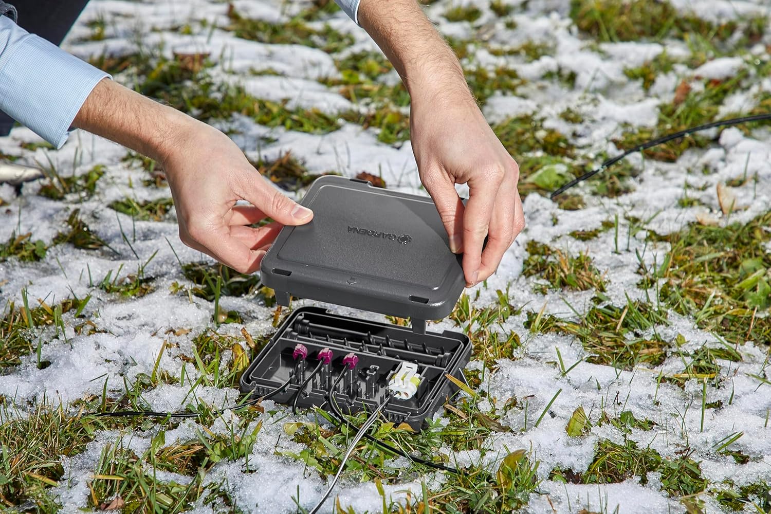 Gardena Sileno minimo Mähroboter, 250 m²: Intelligenter Rasenmäher mit optimaler Konnektivität und Winterschutzbox für Kabel: Aufbewahrungsbox – Bild 7