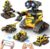Technic Roboter Konstruktionsspielzeug Bausatz, 688 Teile 5-in-1 RC Roboter und Auto, Ferngesteuerter und App Roboter Bausatz Kinder, RC Programmierbares Teenager Spielzeug Geschenk von 8-12 13 14 15 Jahren Jungen