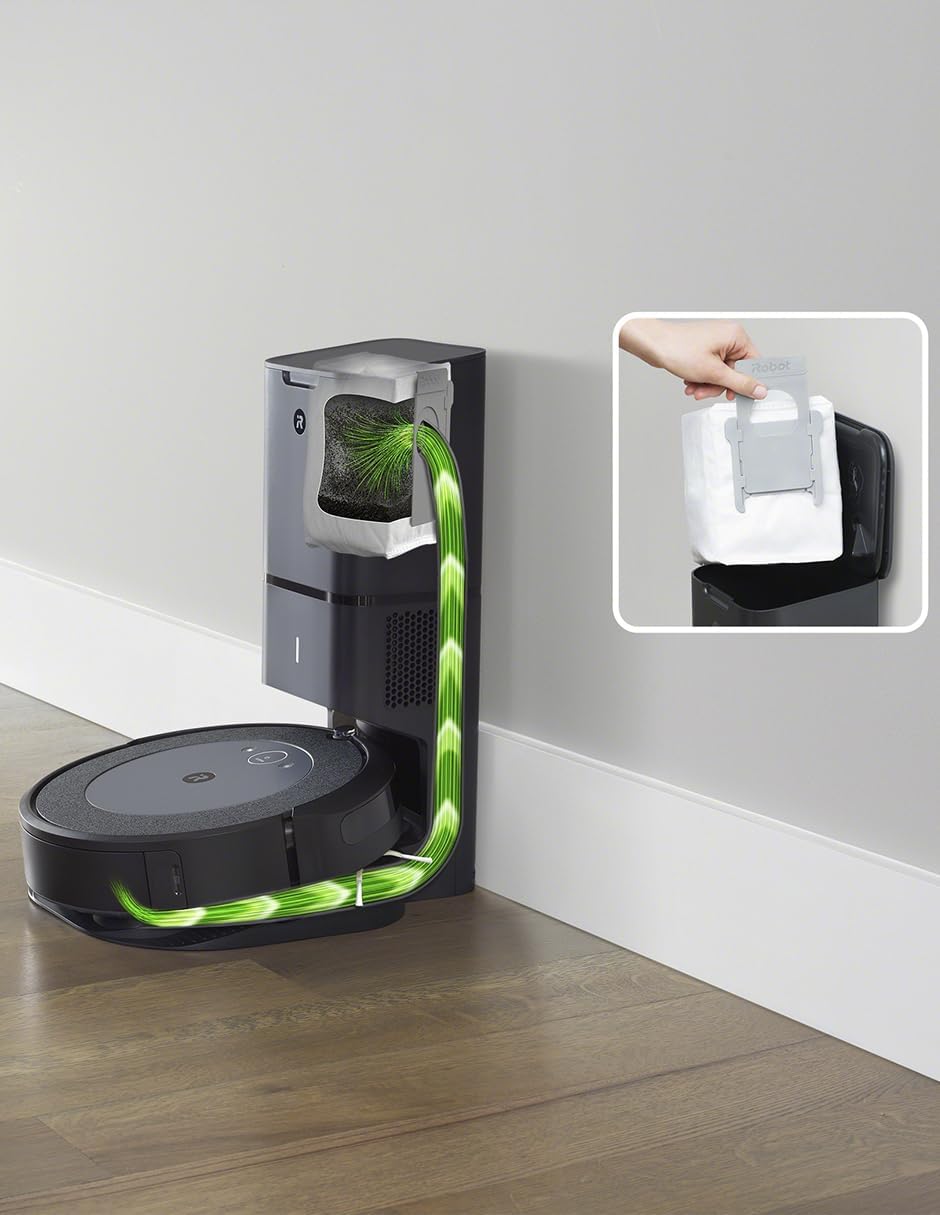 iRobot Roomba i4+ EVO Self Emptying Robot Vacuum - Empties Itself for up to 60 Days, Clean by Room with Smart Mapping, Compatible with Alexa, Ideal for Pet Hair, Carpets - Image 3