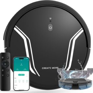 Bagotte Robot Vacuum and Mop Combo,...
