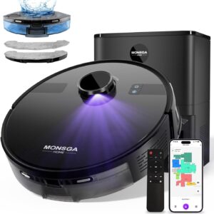 MONSGA Robot Vacuum and Mop Combo, ...