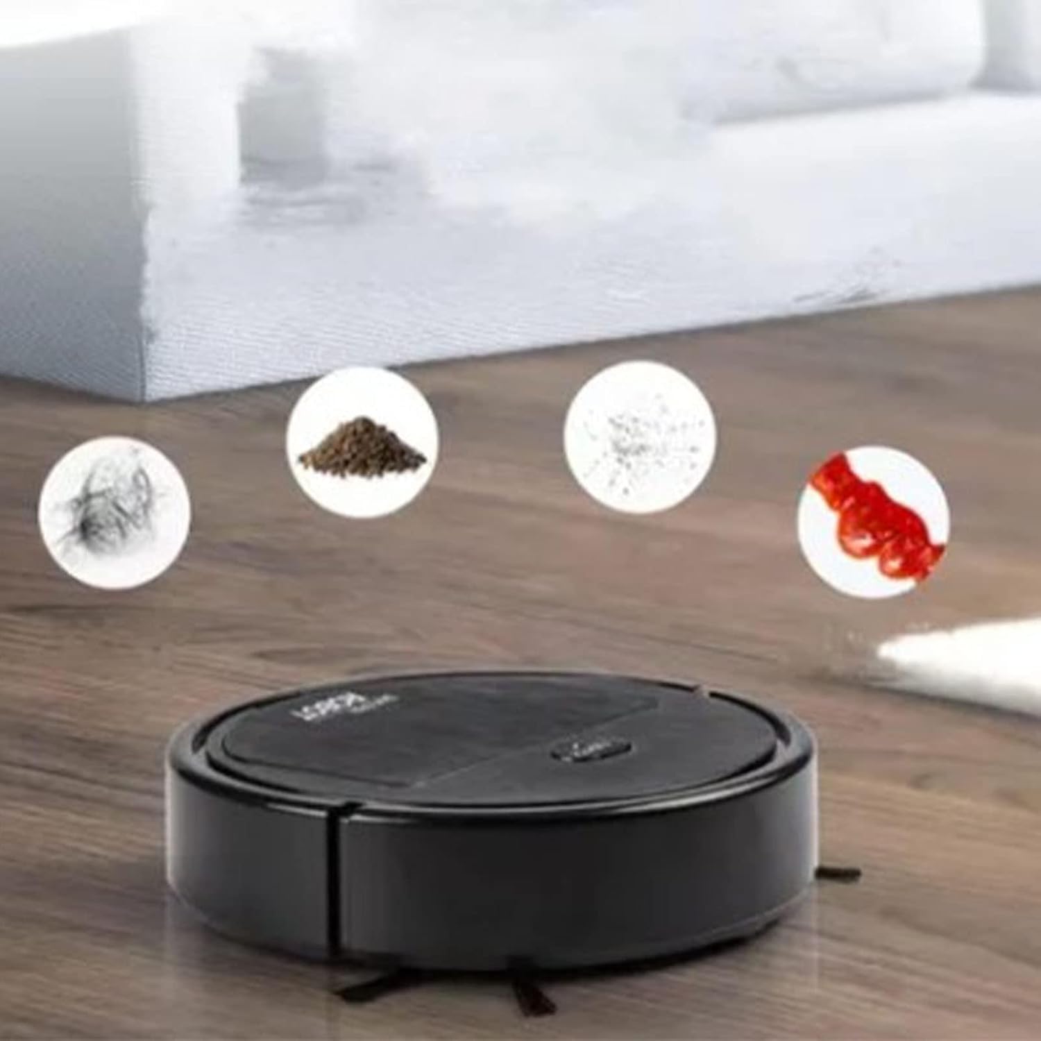 Robot Vacuum Cleaner, Powerful Suction Quiet Robotic Vacuum Cleaner Cleans Hard Floors to Low Pile Carpets Ideal for Pet Hair - Image 4