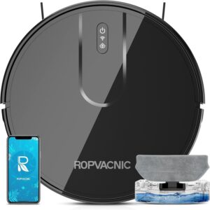 ROPVACNIC Robot Vacuum Cleaner Robo...