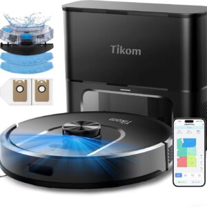 Tikom Robot Vacuum and Mop, 6000Pa ...