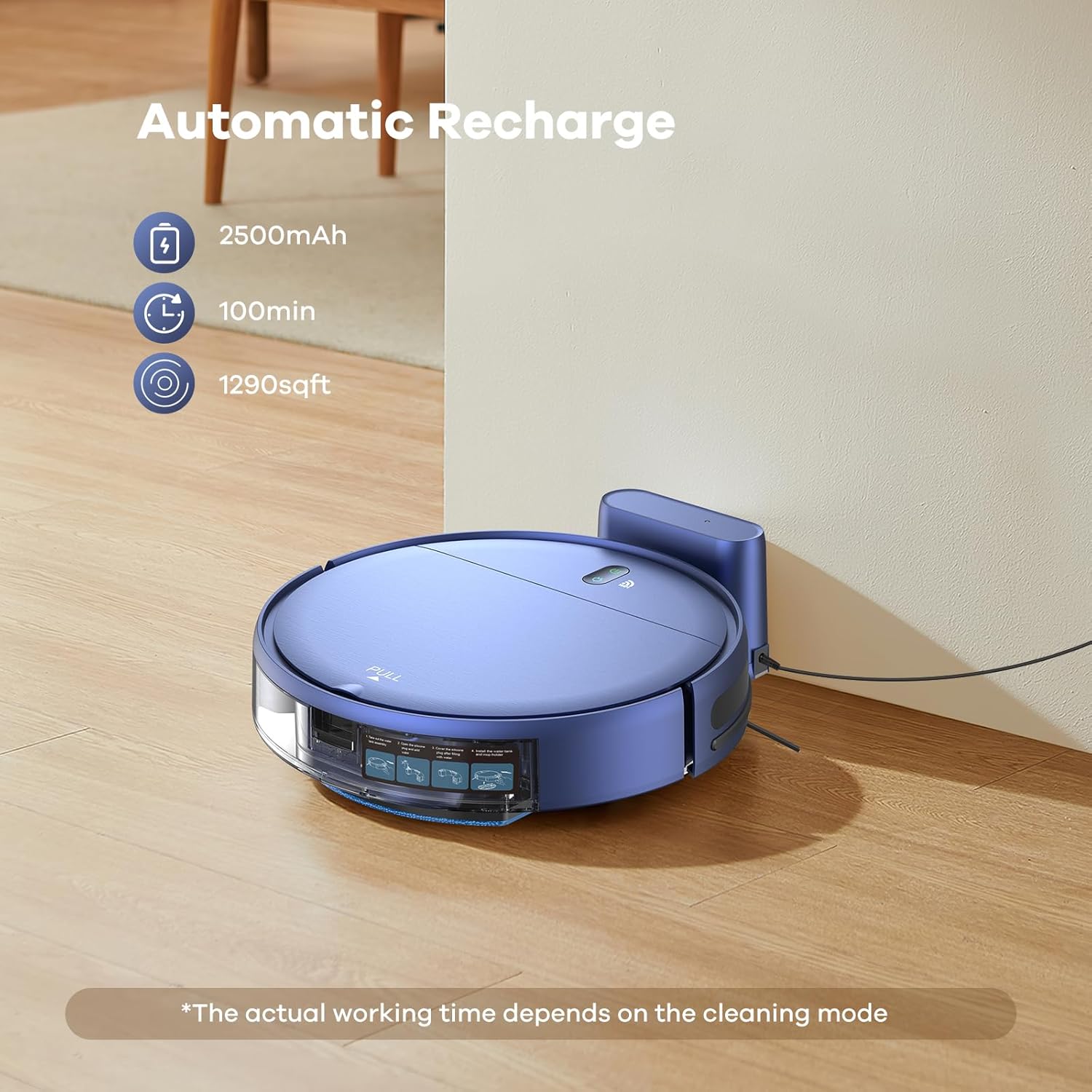 ZCWA Robot Vacuum and Mop Combo, Robot Vacuum and Mop Combo - Image 6