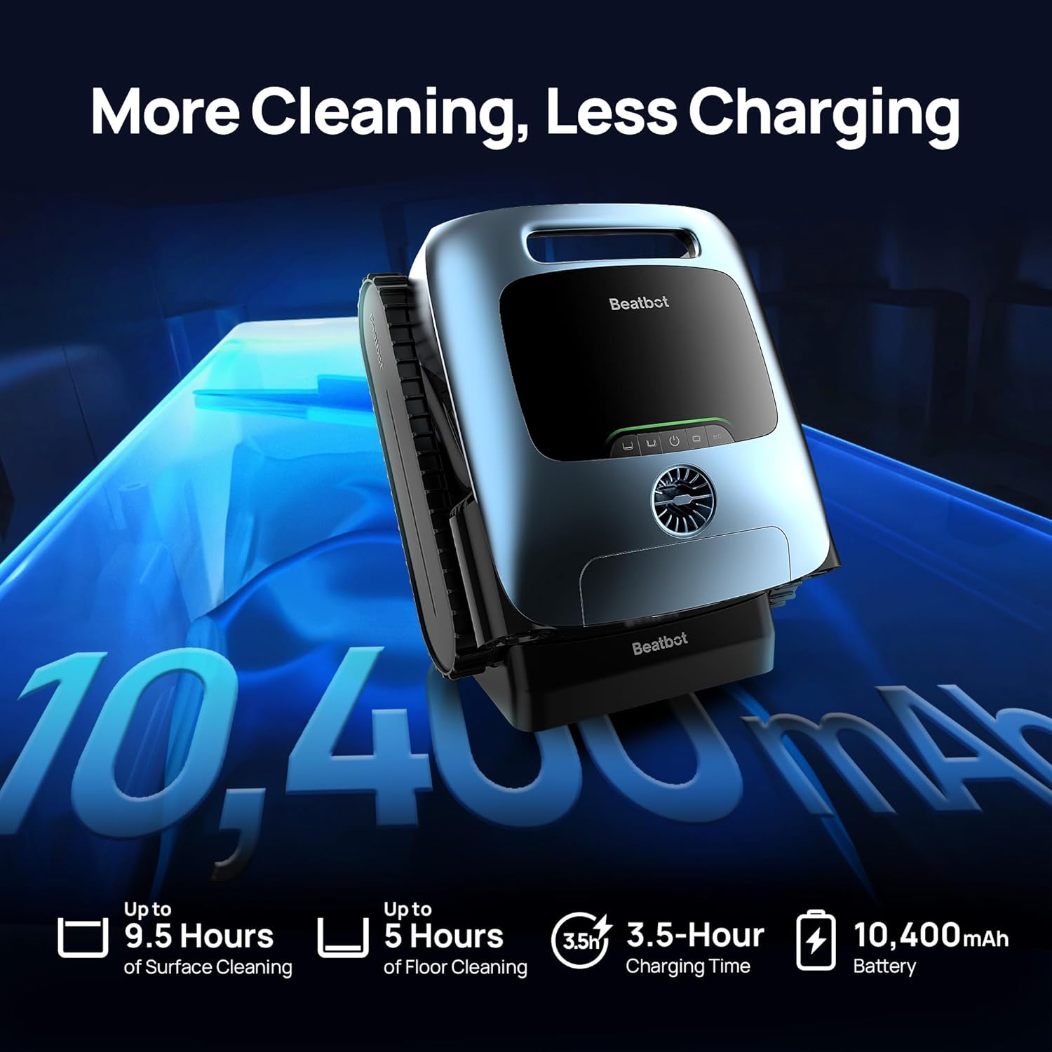 Beatbot A100 Pro Cordless Robotic Swimming Pool Cleaning Vacuum, APP Controlled - Image 9