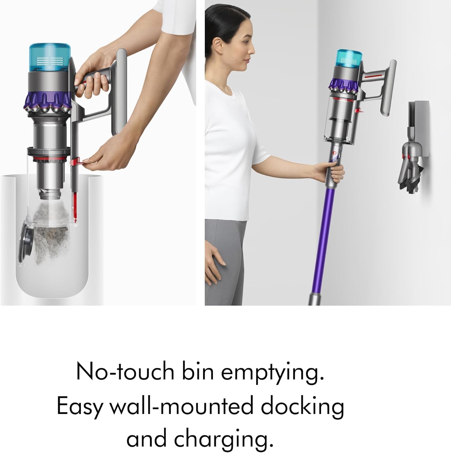 Dyson Gen5detect Cordless Vacuum, 280AW, 3 Power Modes, Up to 70 Minutes,² Illumination Reveals dust, HEPA Filtration, All Floor Types - Image 8