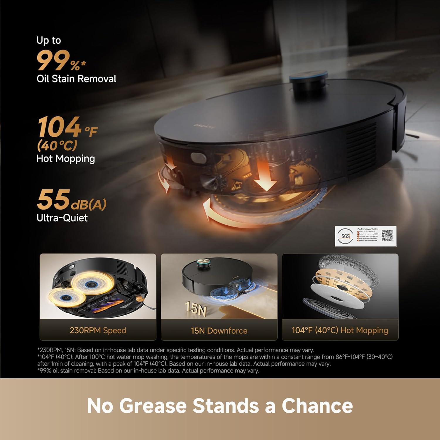 DREAME X60 Max Ultra Complete Robot Vacuum and Mop, Upgraded from X50 Series, 3.13in (7.95cm) Ultra-Thin Design, 35,000Pa Suction, Self Emptying&Refilling, Mop Self-Cleaning, 280+ Obstacle Avoidance - Image 7