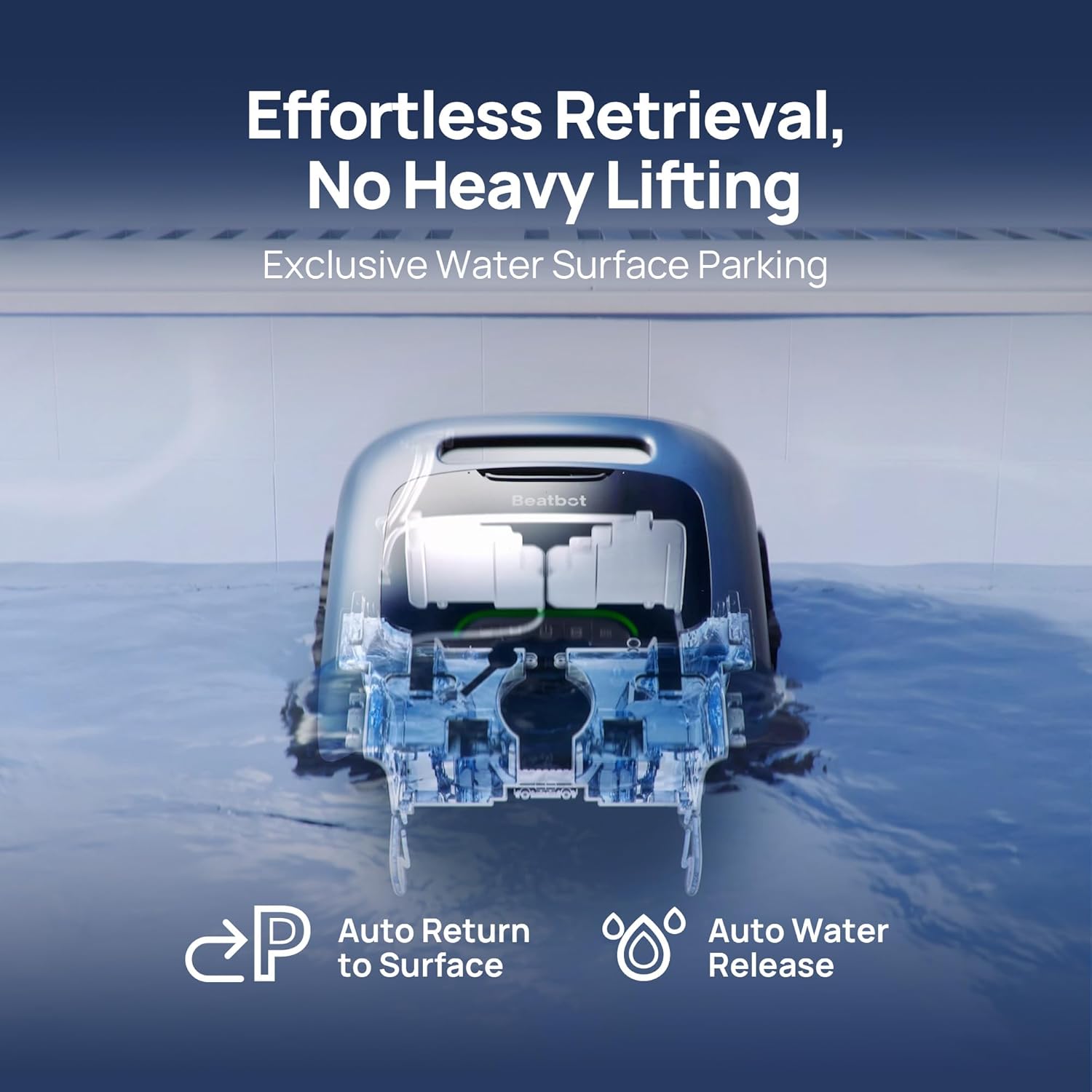 Beatbot A100 Pro Cordless Robotic Swimming Pool Cleaning Vacuum, APP Controlled - Image 6