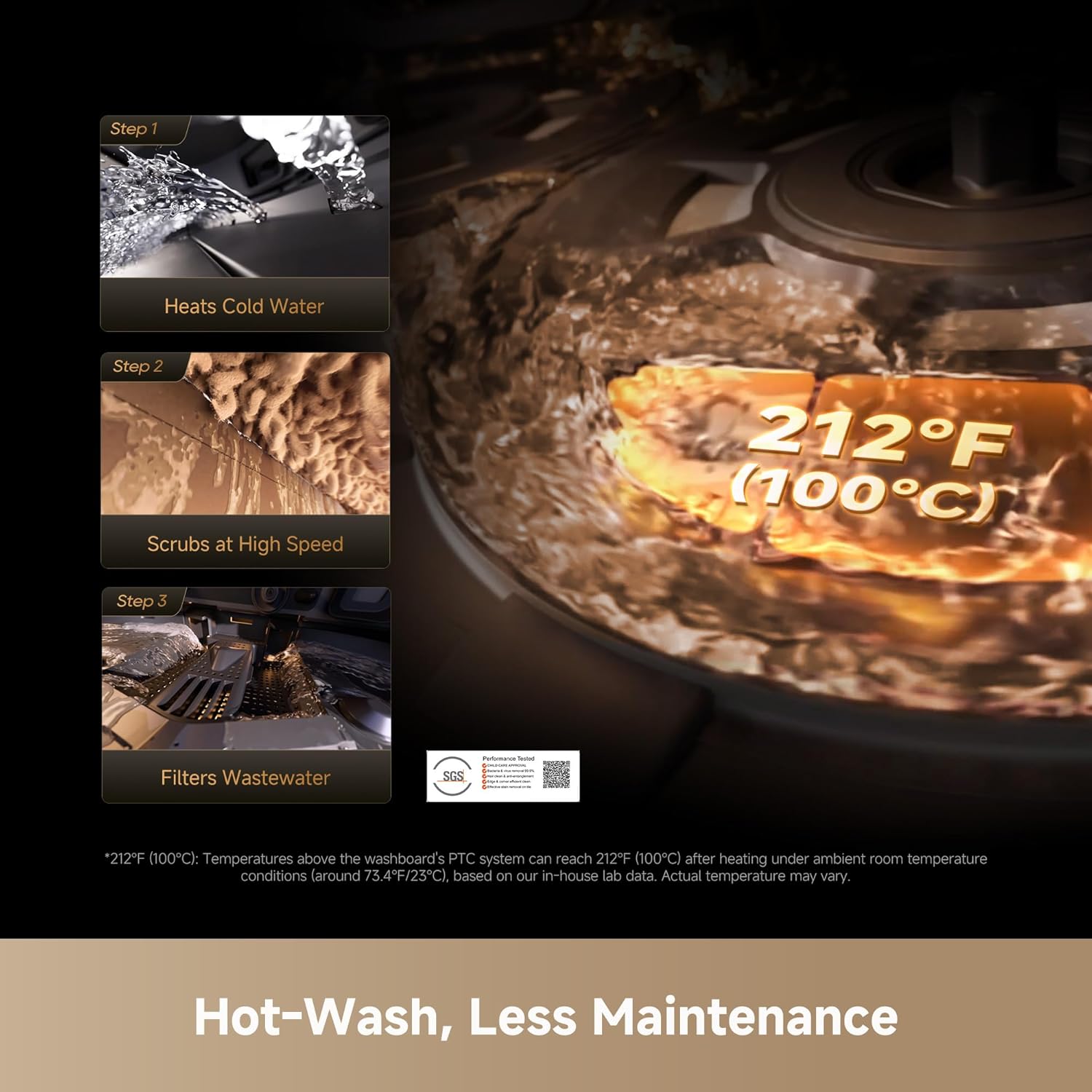 DREAME X60 Max Ultra Complete Robot Vacuum and Mop, Upgraded from X50 Series, 3.13in (7.95cm) Ultra-Thin Design, 35,000Pa Suction, Self Emptying&Refilling, Mop Self-Cleaning, 280+ Obstacle Avoidance - Image 9