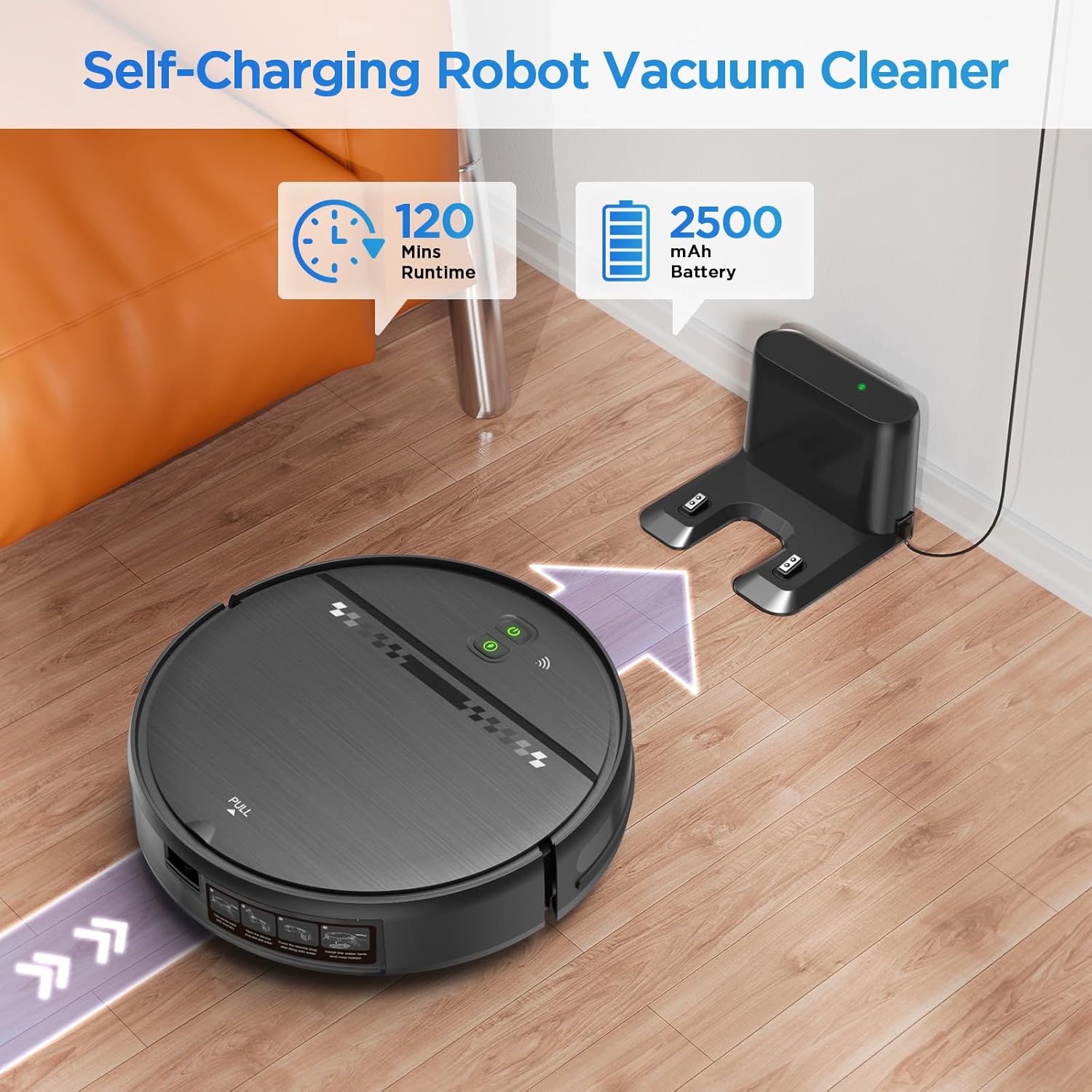 Robot Vacuum and Mop Combo, 2-in-1 Robot Vacuum Cleaner - Image 6