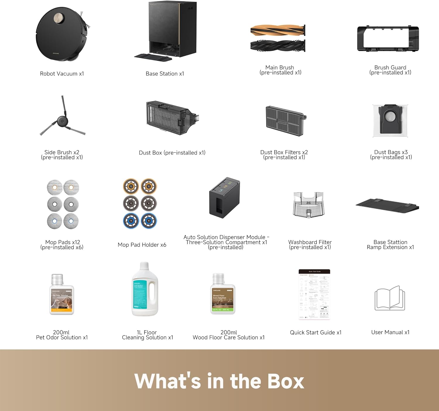 DREAME Matrix10 Ultra Robot Vacuum and Mop, Multi-Mop Switching, 3.14inch Obstacle Clearing, 30,000Pa Suction, Self Empty&Refill, Self-Cleaning, 100% Detangling, 240+ Obstacle Avoidance, Voice Control - Image 9