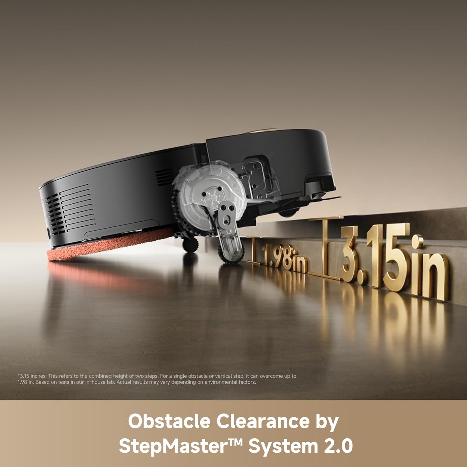 Mova Mobius 60 Robot Vacuum and Mop, 30000Pa Suction, Auto-Interchangeable Mop Pads, Liftable Navigation with 3.15inches Obstacle Overcoming, DuoSolution System Designed for Pets - Image 5