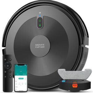 Robot Vacuum and Mop:5000Pa 3-in-1 ...