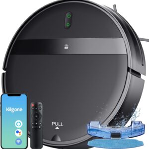 Robot Vacuum for Pet Hair, 2-in-1 V...