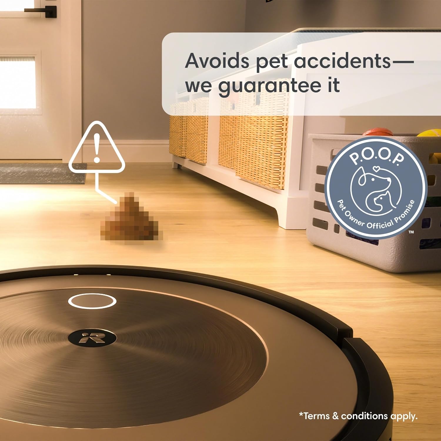 iRobot Roomba j9+ Self-Emptying Robot Vacuum – Powerful Suction, Identifies and Avoids Obstacles Like Waste, Self-Empties for 60 Days, Best for Homes with Pets, Smart Mapping, Works with Alexa - Image 5