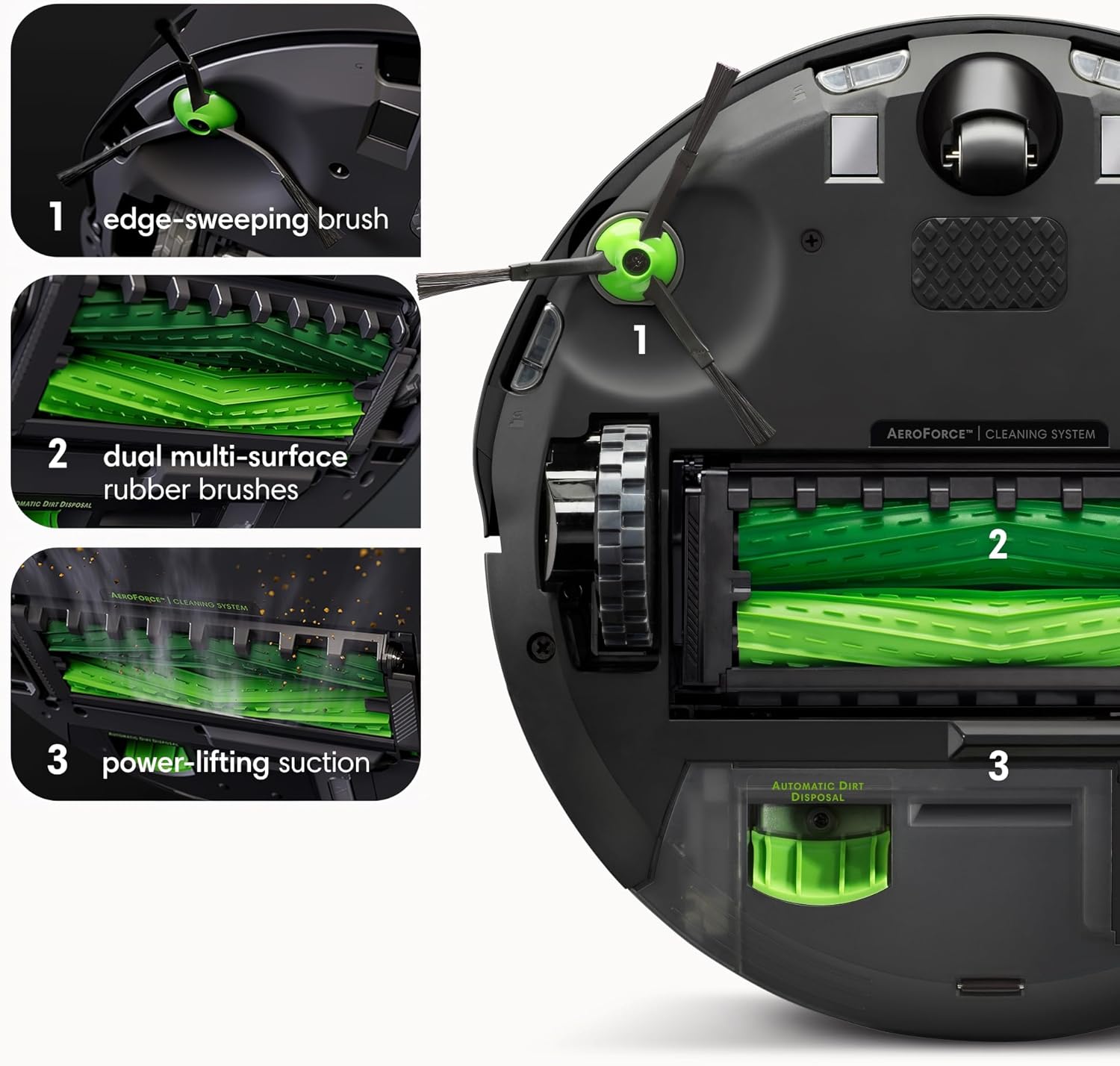 iRobot Roomba j9+ Self-Emptying Robot Vacuum – Powerful Suction, Identifies and Avoids Obstacles Like Waste, Self-Empties for 60 Days, Best for Homes with Pets, Smart Mapping, Works with Alexa - Image 9