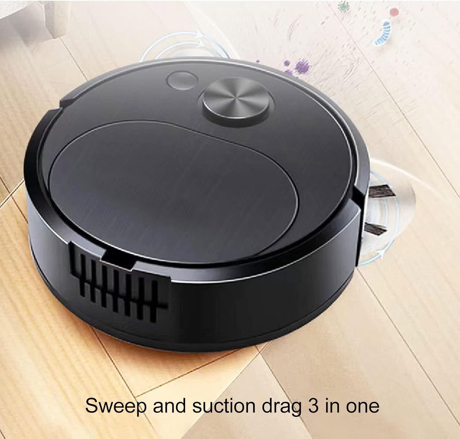 Robot Vacuum Cleaner, Powerful Suction Quiet Robotic Vacuum Cleaner Cleans Hard Floors to Low Pile Carpets Ideal for Pet Hair - Image 5