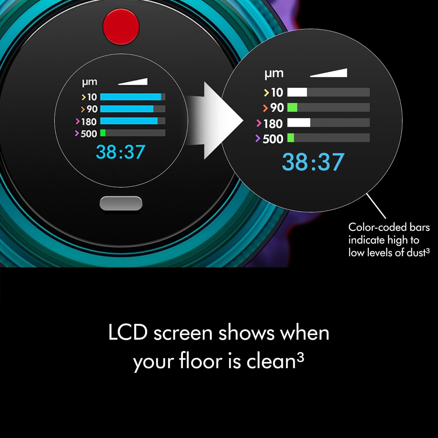 Dyson Gen5detect Cordless Vacuum, 280AW, 3 Power Modes, Up to 70 Minutes,² Illumination Reveals dust, HEPA Filtration, All Floor Types - Image 6