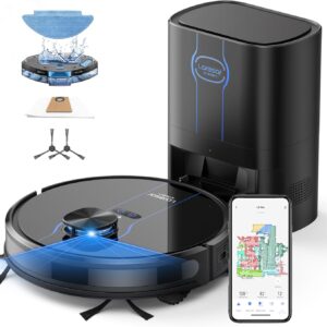 Robot Vacuum and Mop, 5000Pa Self-E...