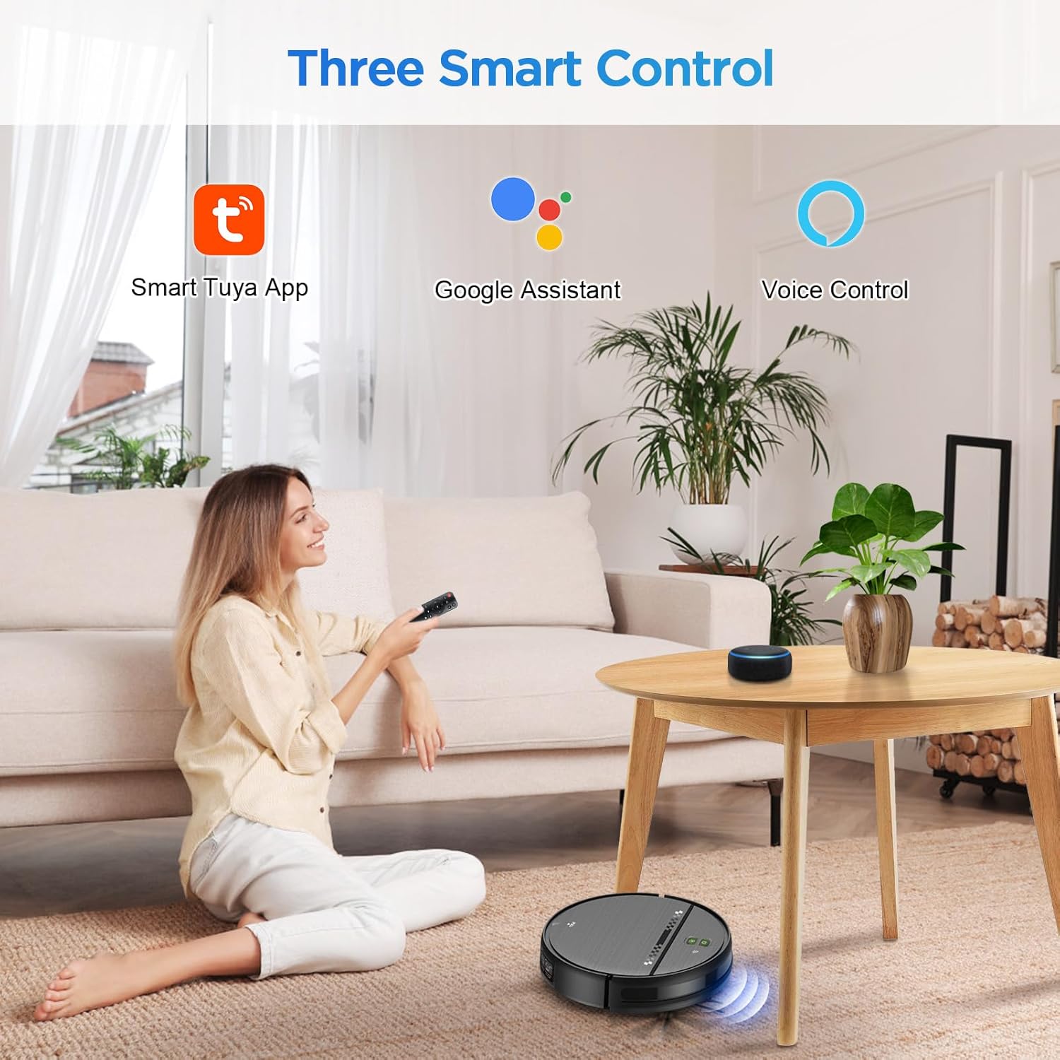 Robot Vacuum and Mop Combo, 2-in-1 Robot Vacuum Cleaner - Image 3