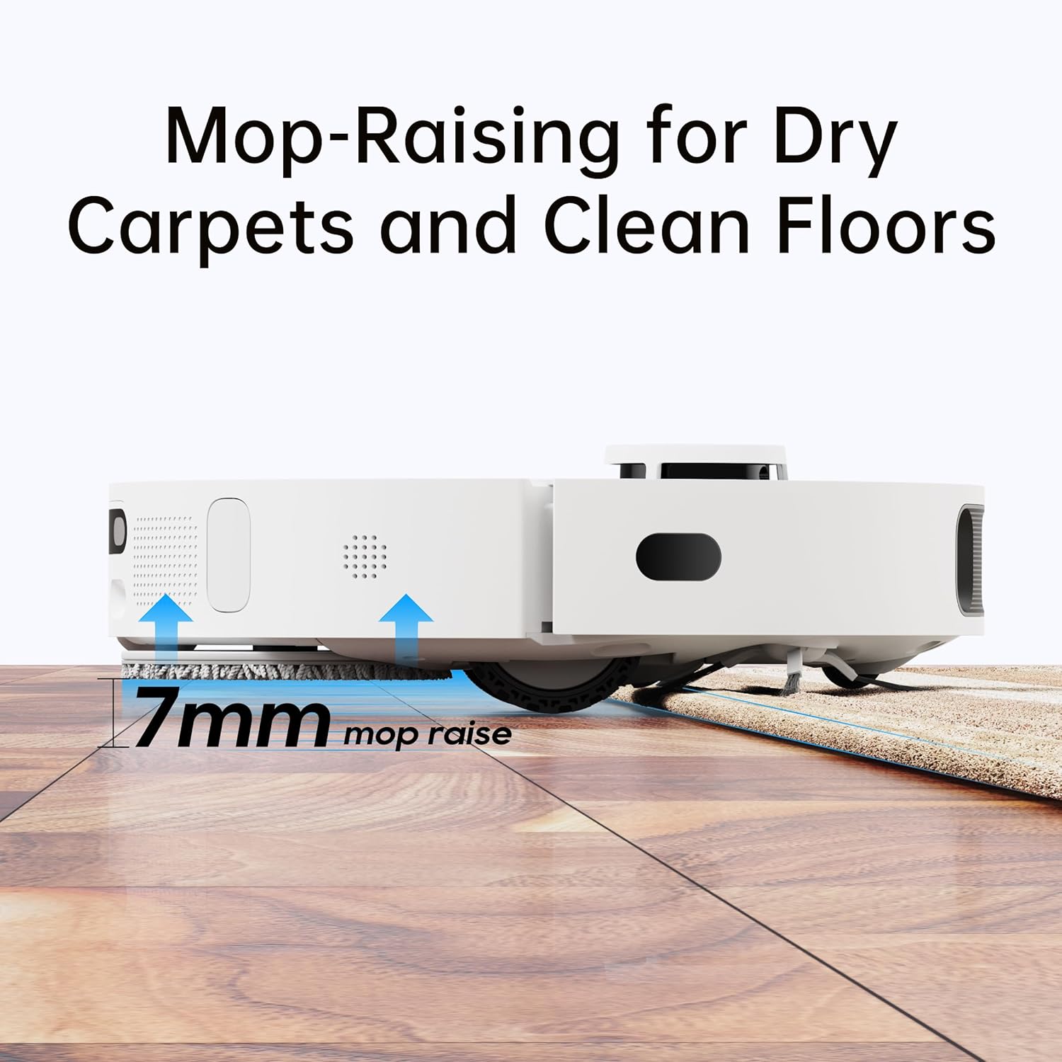 dreame L10s Ultra Robot Vacuum and Mop Combo, Auto Mop Cleaning and Drying, Self-Refilling and Self-Emptying Base for 60 Days of Cleaning, 5300Pa Suction and AI Navigation, Compatible with Alexa - Image 4