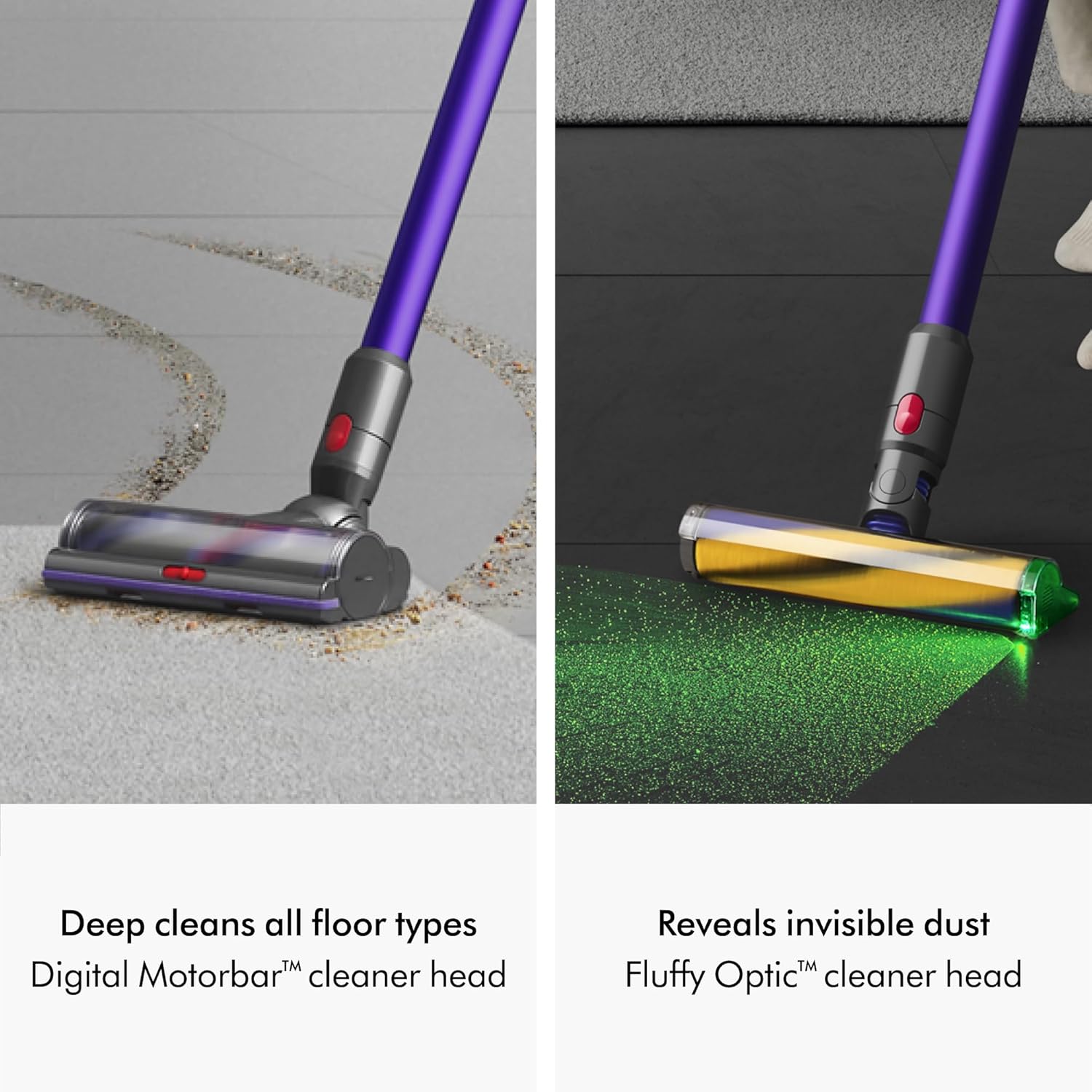 Dyson Gen5detect Cordless Vacuum, 280AW, 3 Power Modes, Up to 70 Minutes,² Illumination Reveals dust, HEPA Filtration, All Floor Types - Image 5