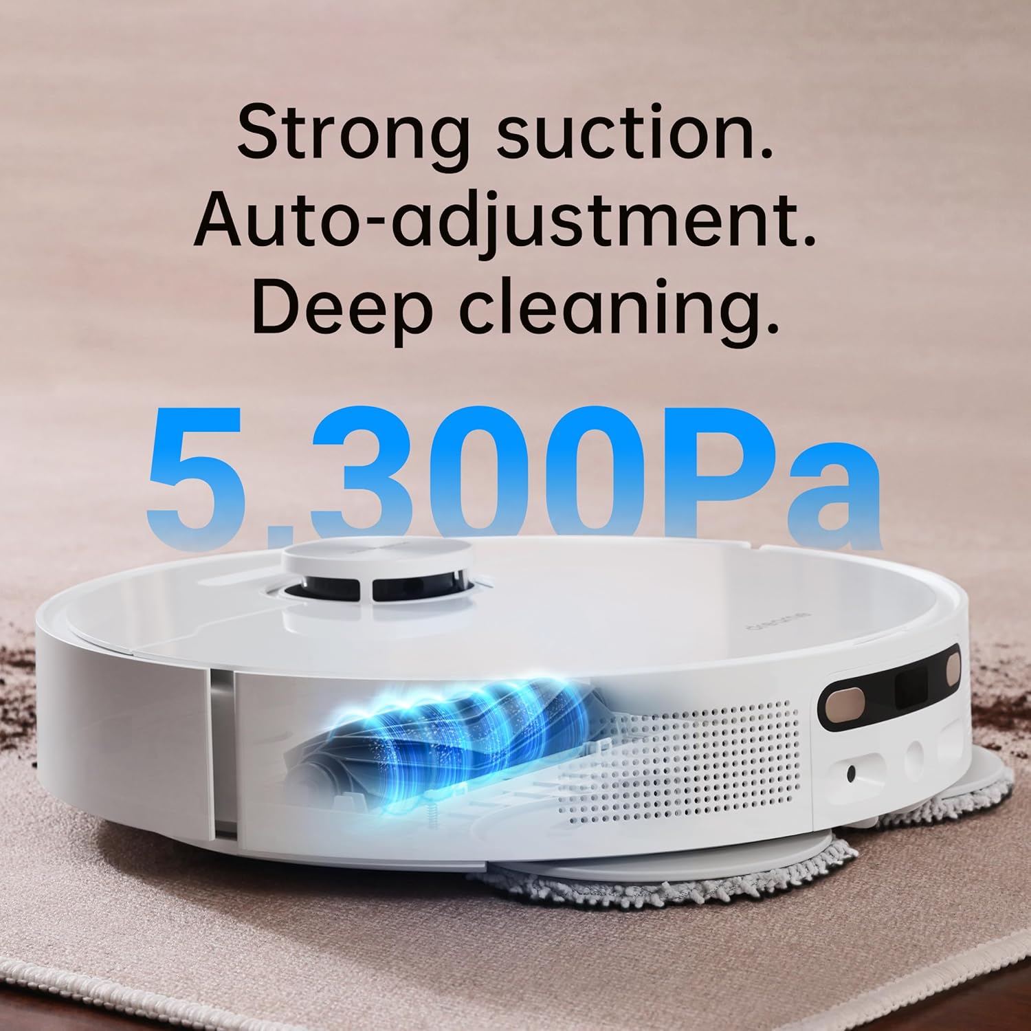 dreame L10s Ultra Robot Vacuum and Mop Combo, Auto Mop Cleaning and Drying, Self-Refilling and Self-Emptying Base for 60 Days of Cleaning, 5300Pa Suction and AI Navigation, Compatible with Alexa - Image 6