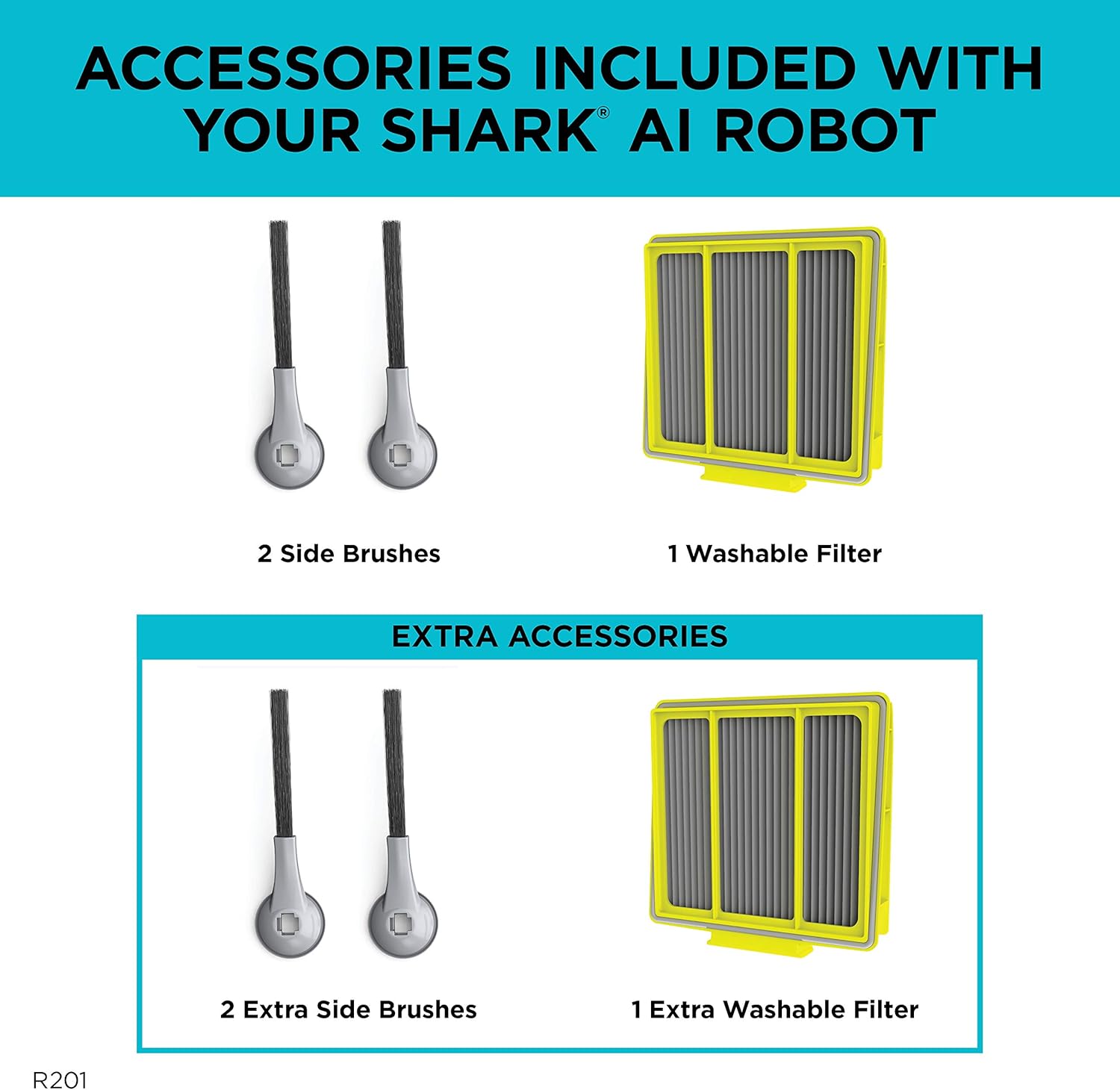 Shark AI Robot Vacuum, Smart Mapping|Scheduling|Pet Hair Pick Up|Logical Navigation, Black/Silver (RV2001), Carpet - Image 13