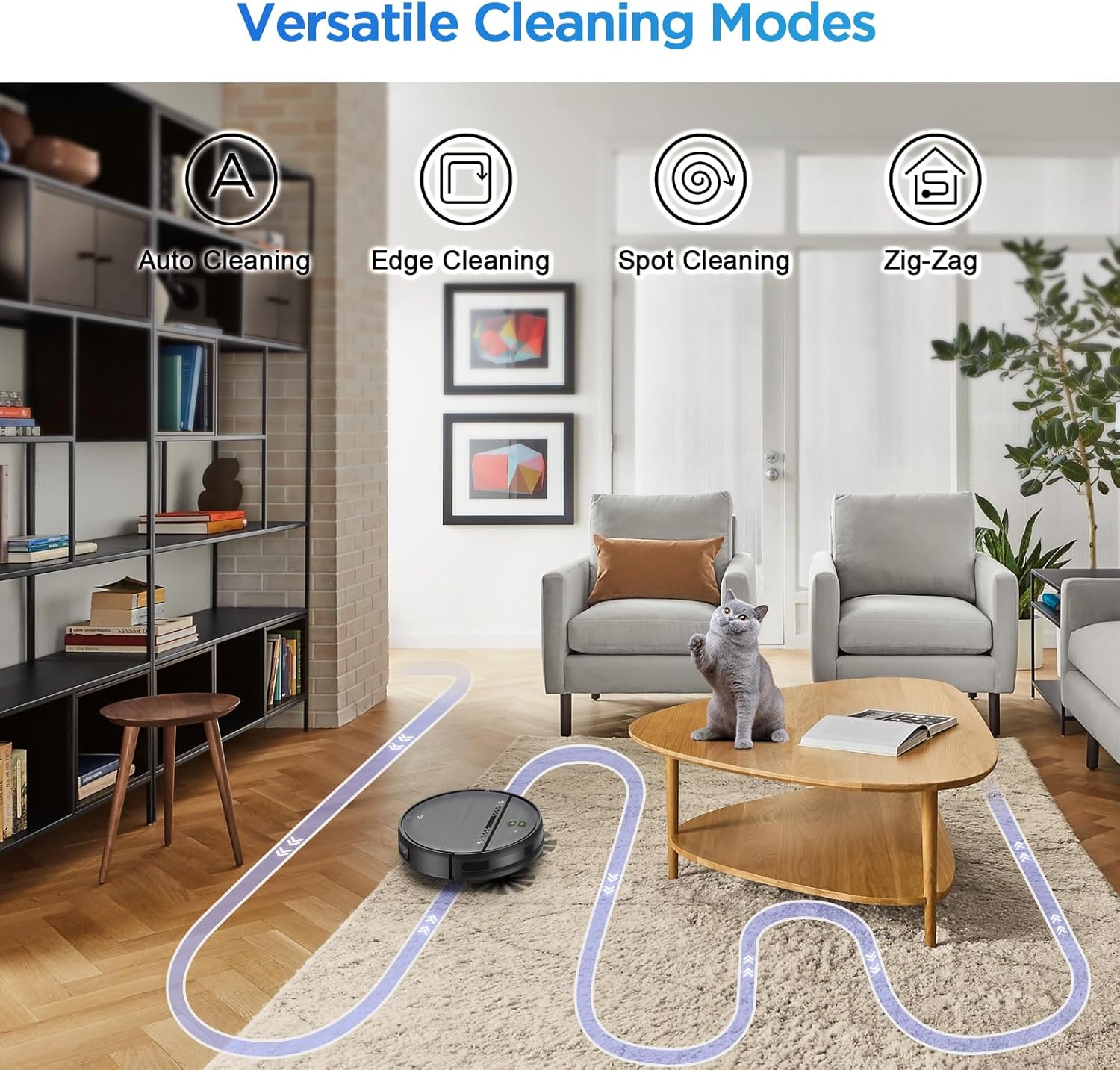 Robot Vacuum and Mop Combo, 2-in-1 Robot Vacuum Cleaner - Image 8