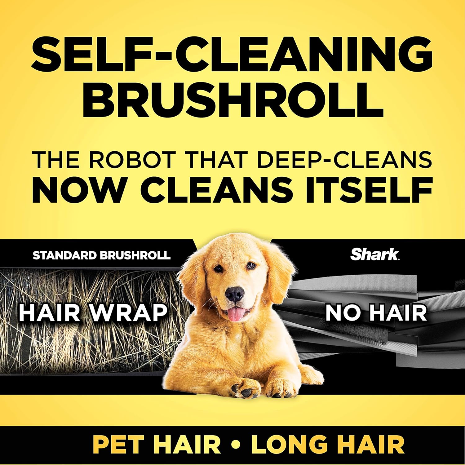 Shark AI Robot Vacuum, Smart Mapping|Scheduling|Pet Hair Pick Up|Logical Navigation, Black/Silver (RV2001), Carpet - Image 8