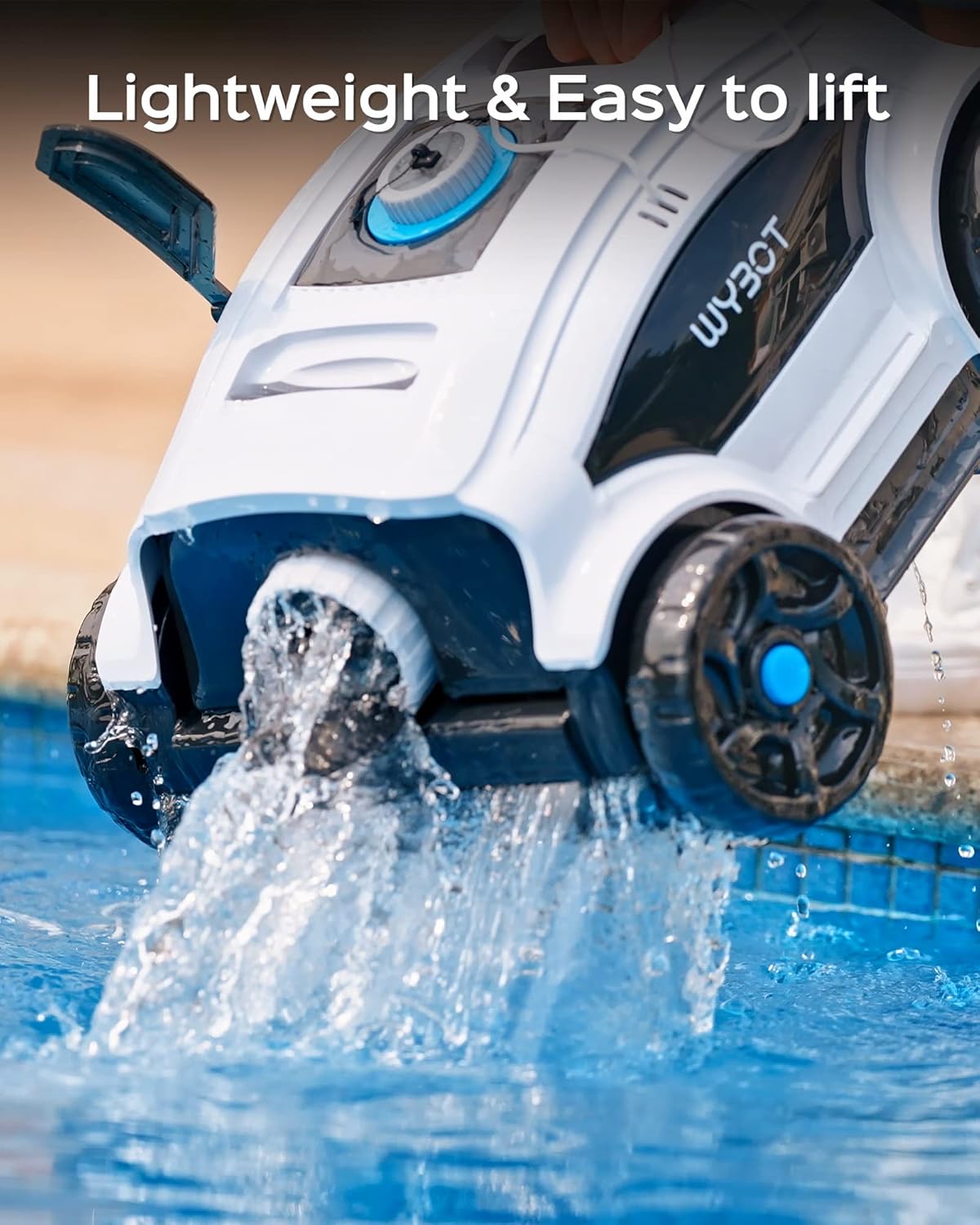 (2026 Upgraded) WYBOT Osprey 300II Cordless Pool Cleaner, 130 Mins Runtime, Pool Robot Vacuum with 45W Strong Suction, Auto-Parking, LED Indicator, Ideal for Above/Inground Pools Up to 1300 Sq.ft - Image 6