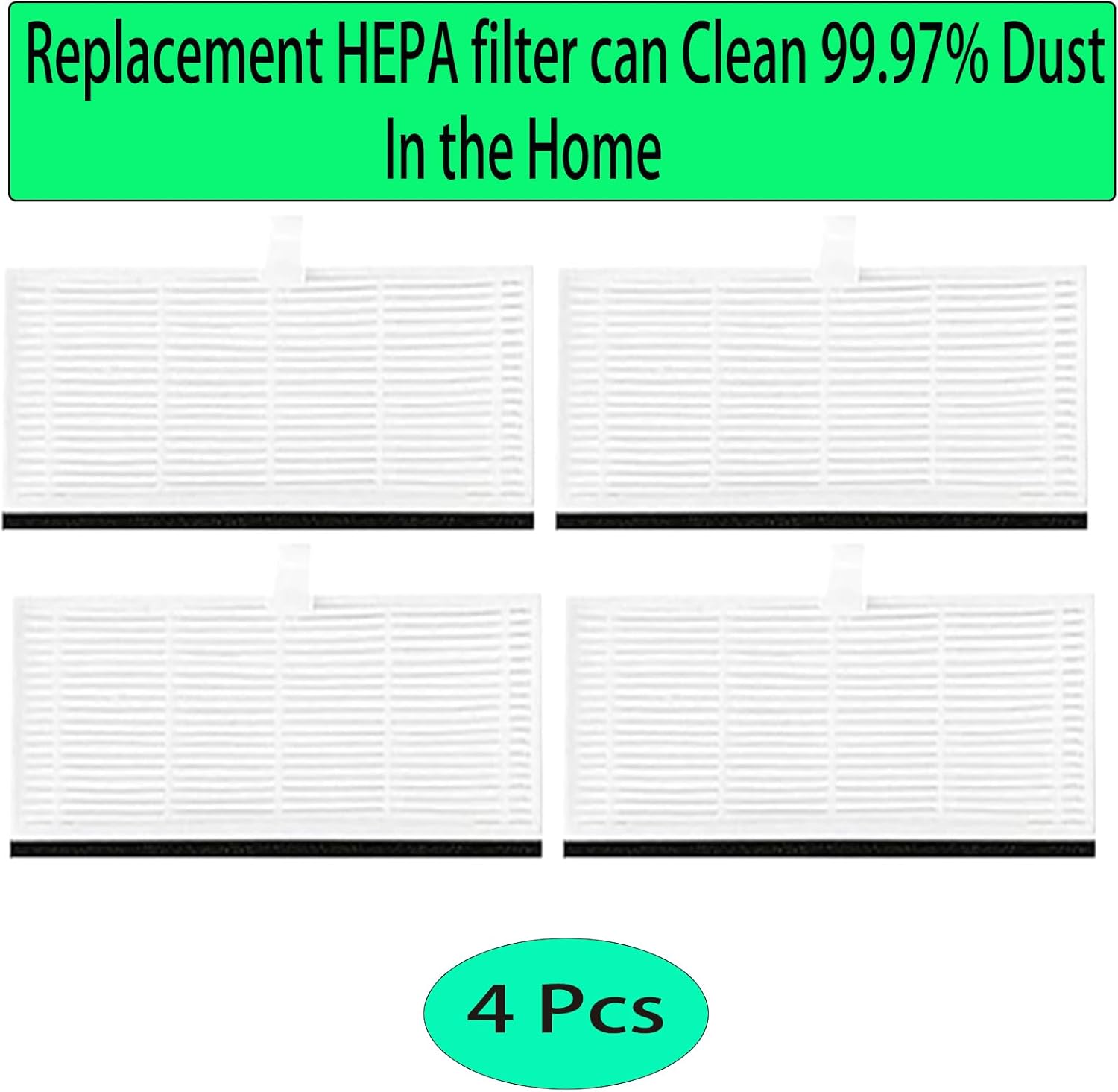 Replacement Spare Parts for Vactidy T6 /T7 /T8 Robot Vacuum 1 Main Brush 6 Side Brush 4 HEPA Filter 3 Mop Pad Accessories (14 Pack) - Image 6