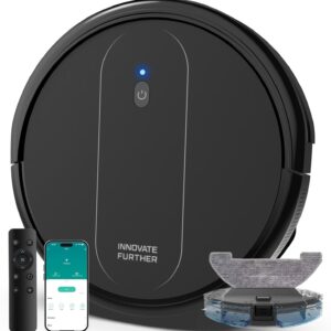 3-in-1 Robot Vacuum 4000Pa Strong S...