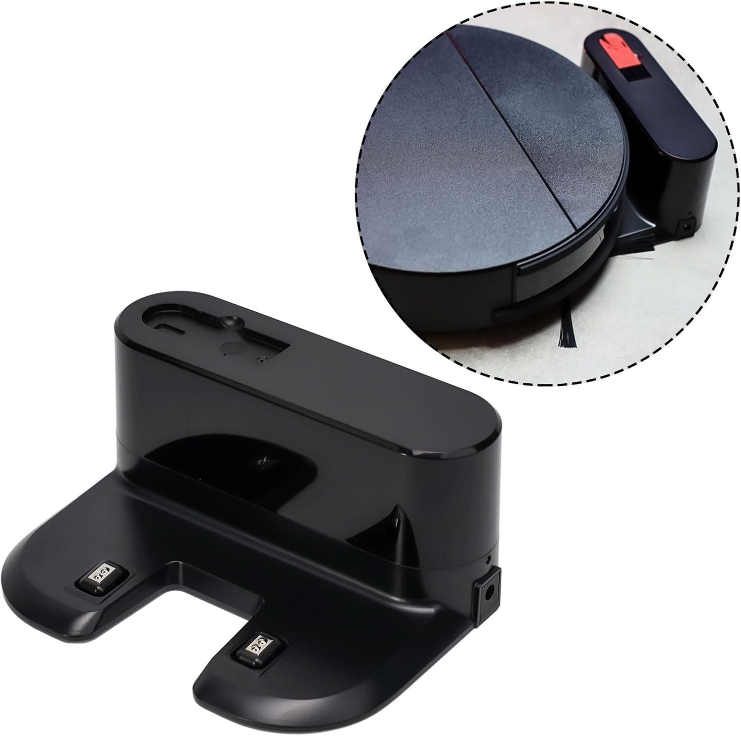 Recharge Base Charger Station for Lefant M210 M213 M213S Robot Vacuum Cleaners, Charging Dock Replacement for Lefant K2 K3 K3A K4 K5 Vacuums for Home Floor Cleaning, Without Adapter - Image 8