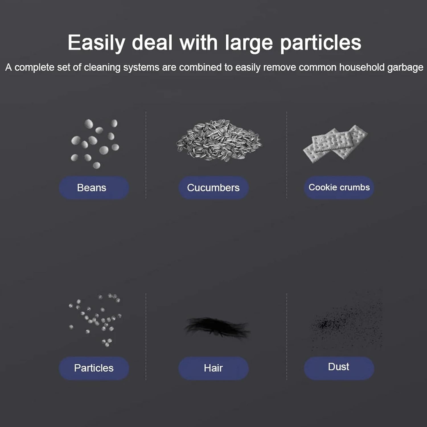 Robot Vacuum Cleaner with LED Light, Powerful Suction Automatic Sweeping Robot for Hardwood Floor and Carpet, 60 Mins Runtime, Low Profile 6cm - Image 3