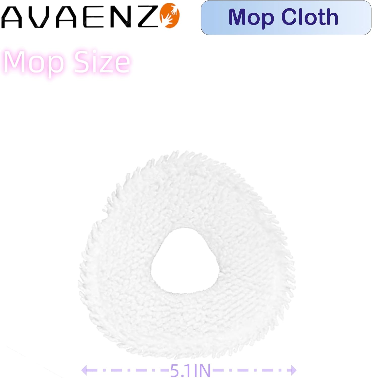 Replacement Mop Pads Compatible with Narwal Freo Pro X Ultra Narwal Freo Z Ultra Z10 T10 J3 J4 J5 R10 Microfiber Resuable Mop Cloth Robot Vacuum Cleaner Accessories - Image 6