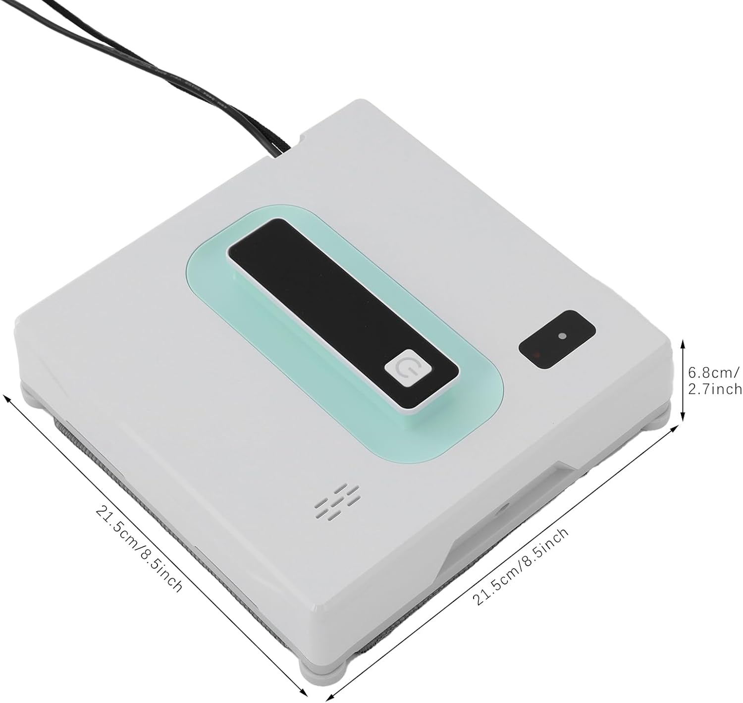 110V Electrical Windows Cleaning Robot, Automatic Window Vacuum Cleaner, Smart Window Glass Vacuum Cleaner with Remote and APP Control with Dual Water Spray (White + Light Green) - Image 4