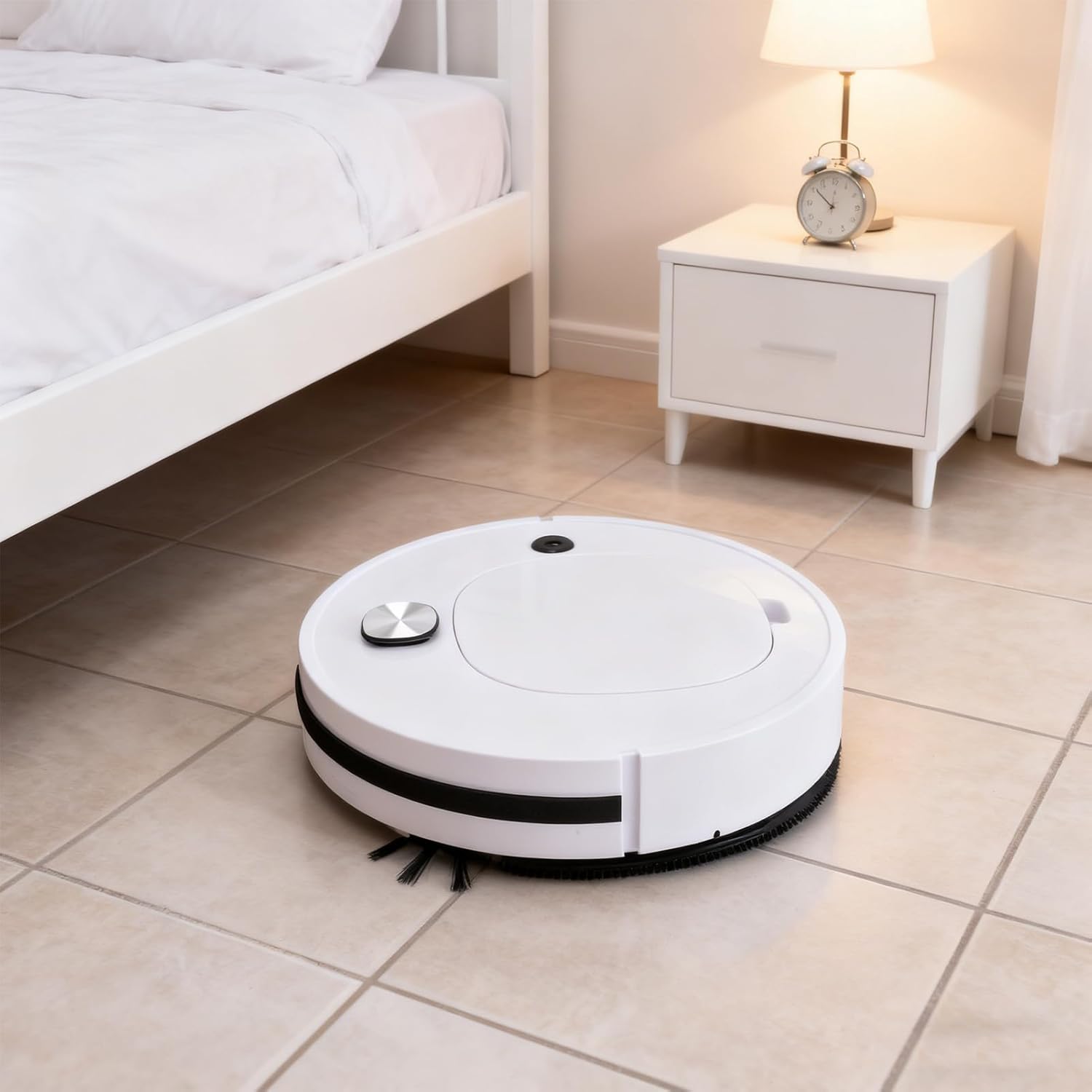 Robot Vacuum and Mop Combo, 4 in 1 Automatic Robotic Vacuum Cleaner with Spray Nozzle for Hair Dust Removal, Strong Suction Quiet Operation - Image 3