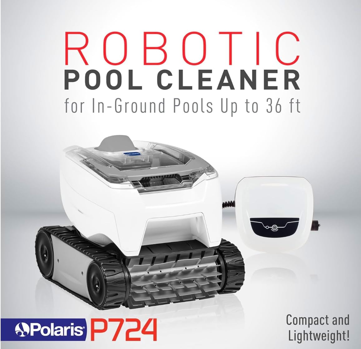 Polaris P724 Robotic Pool Cleaner, Lightweight Energy-Efficient Cleaner Perfect for In-Ground Pools up to 36-Feet, Cleans in as Little as 2.5 Hours - Image 7