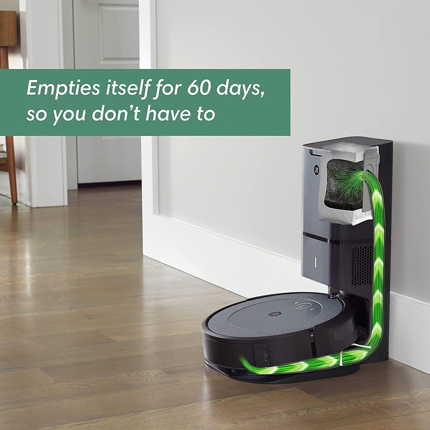 iRobot Roomba i4 + Self-Emptying Vacuum Cleaning Robot (Renewed) - Image 3