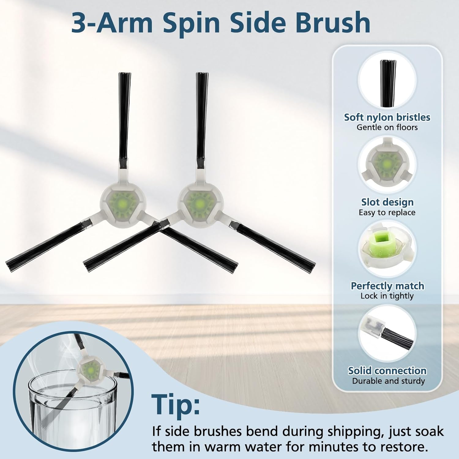 16 Pack Filter Replacement Parts for ๐๐ฒ๐ณ๐ฎ๐ป๐ ๐ ๐ฎ๐ญ๐ฌ, for ๐ข๐๐ฃ ๐๐ถ๐ณ๐ฒ ๐๐ฎ ๐๐ฏ ๐๐ฏ๐ ๐๐ฐ ๐๐ฑ Robot Vacuum, with HEPA Filter Size 5.0 * 1.9 Inch (NOT FOR M210 Pro) - Image 5