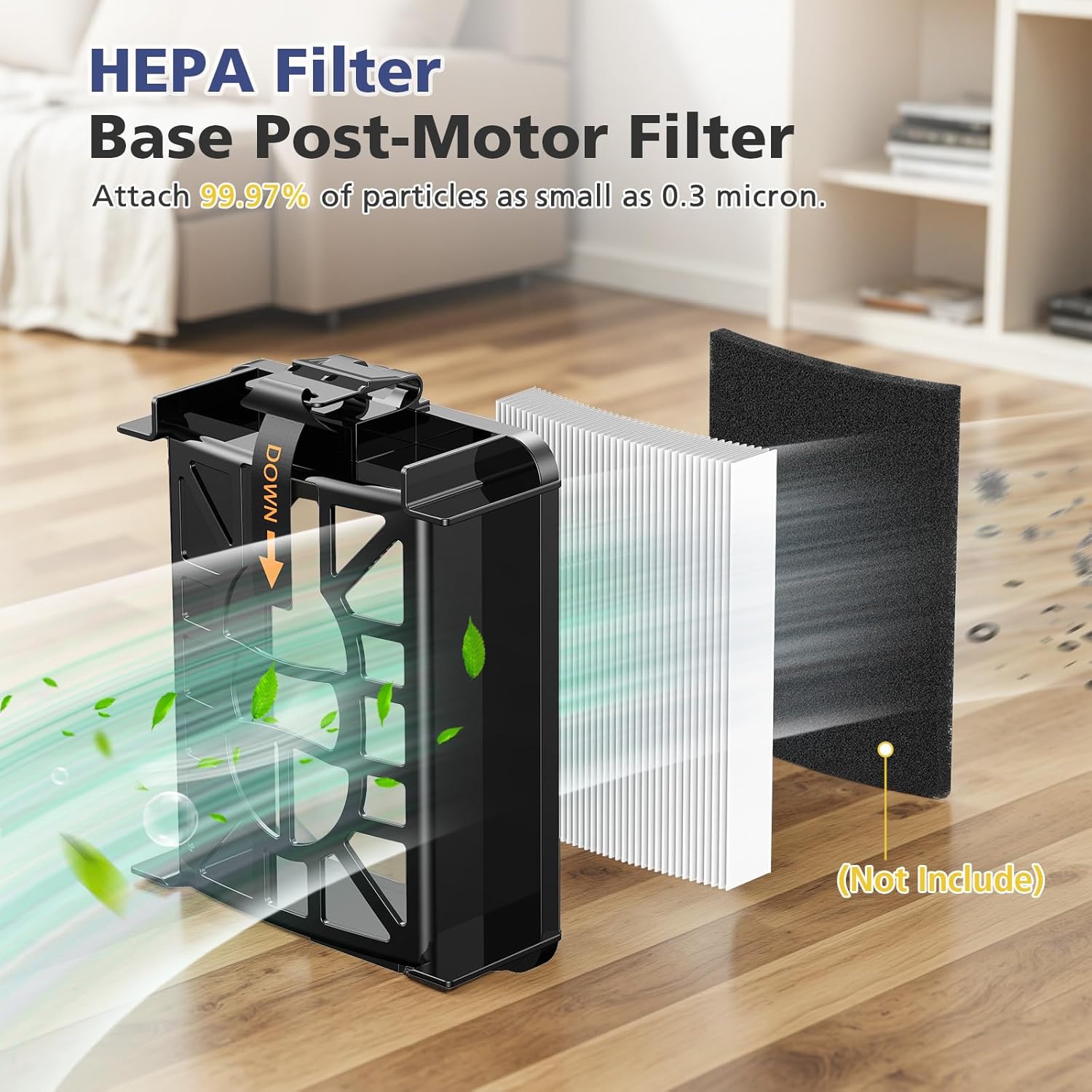 Replacement Parts for Shark AI AV2501S AV2501AE RV2502AE RV2520AOUS AV2510AOUS AV2511AE RV2610WA RV2610WD Accessories Kit with Main Brush, Filters, Foam Filters, PrFilte, Side Brushes, Replacement - Image 6