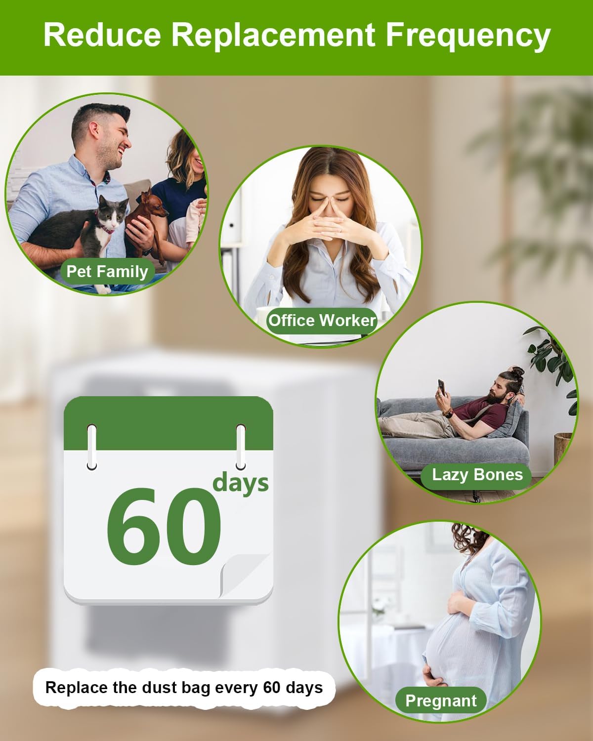 ApexOne 8 Pack Vacuum Bags for iRobot Roomba i, j, s Series, 104 Combo, 105 Combo, 105 Vac, Plus 405 (G185) (G181) Combo, Max 705 Vac, Max 705 Combo, Plus 504 Vac, Plus 505 Combo, Q0520 Robot Vacuum - Image 7