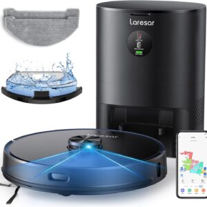 Laresar Robot Vacuum and Mop Combo,...
