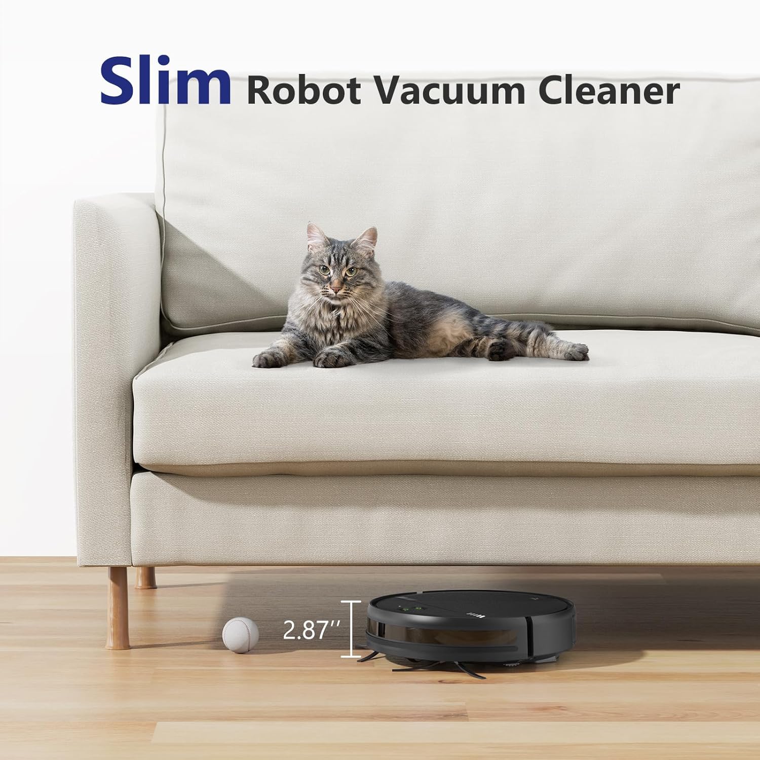 Robot Vacuum and Mop 2-in-1, 2300Pa Suction for Pet Hair, Smart Wet Mopping for Hardwood & Tile, 3D Obstacle Avoidance, Auto-Recharge, App Control, Ideal for Pet Owners - Image 7