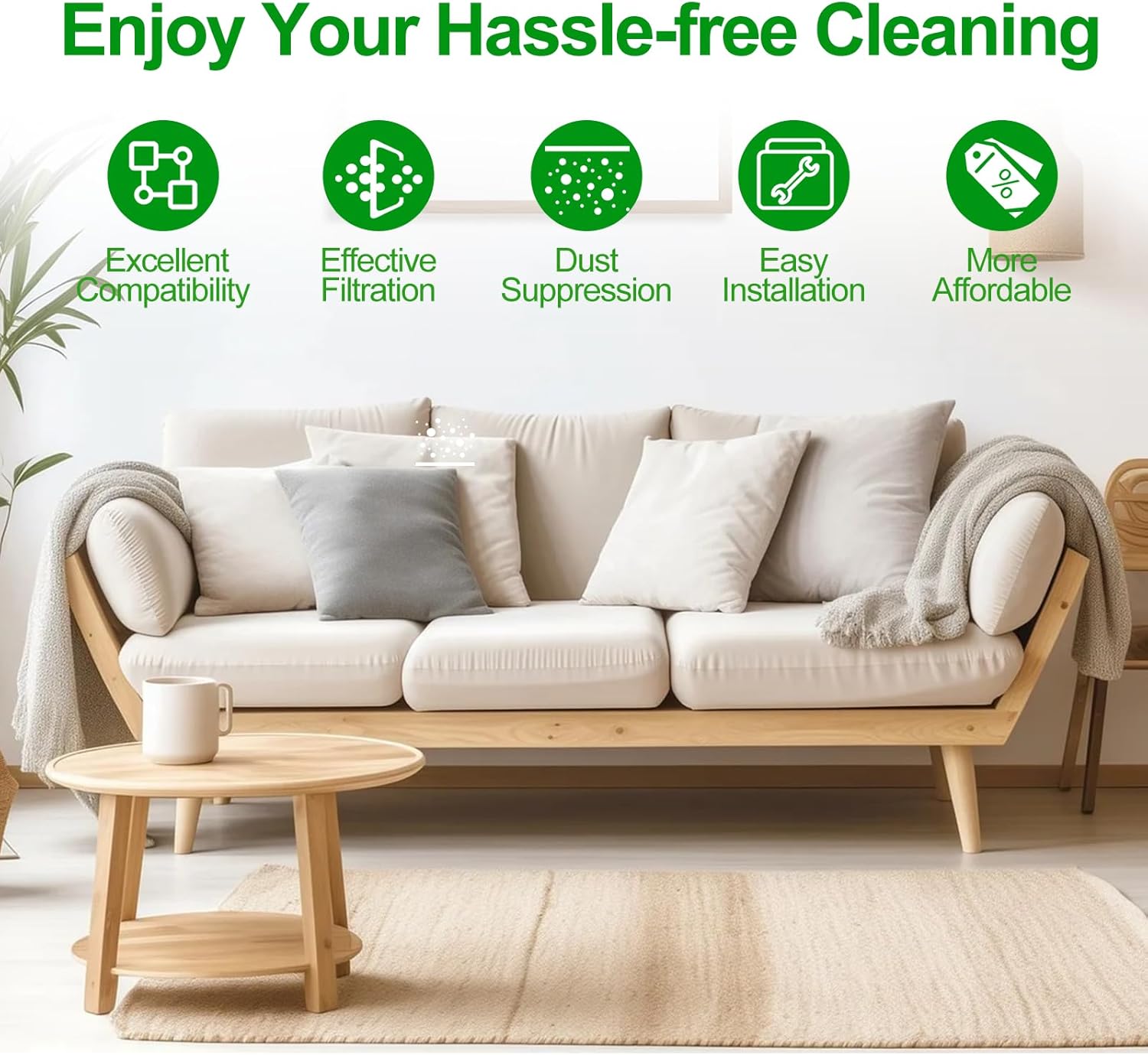 16 Pack Vacuum Bags Compatible with iRobot Roomba i3+, i4+, i5+, i6+, i7+, i8+, j5+, j6+, j7+, j8+, j9+, s9+, Replacement Dirt Disposal Bags for Roomba Clean Base Models, Leak-Proof Design - Image 7