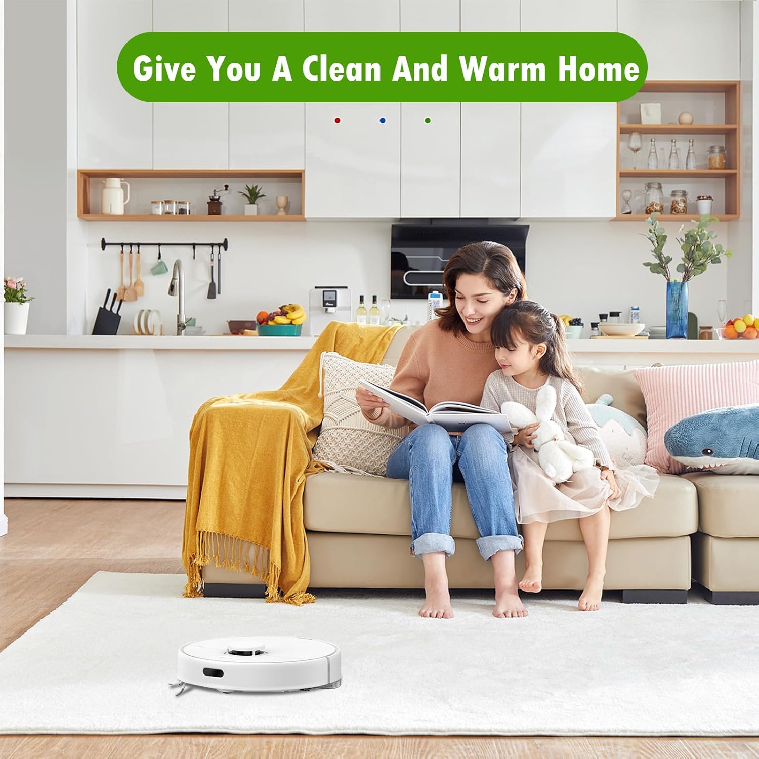 20 Pack Replacement Accessories for Dreame D10 Plus Gen 2 Robot Vacuum, 1 Main Brush 4 Filter 6 Dust Bag 4 Mop Pads 4 Side Brush 1 Cleaning Brush - Image 8