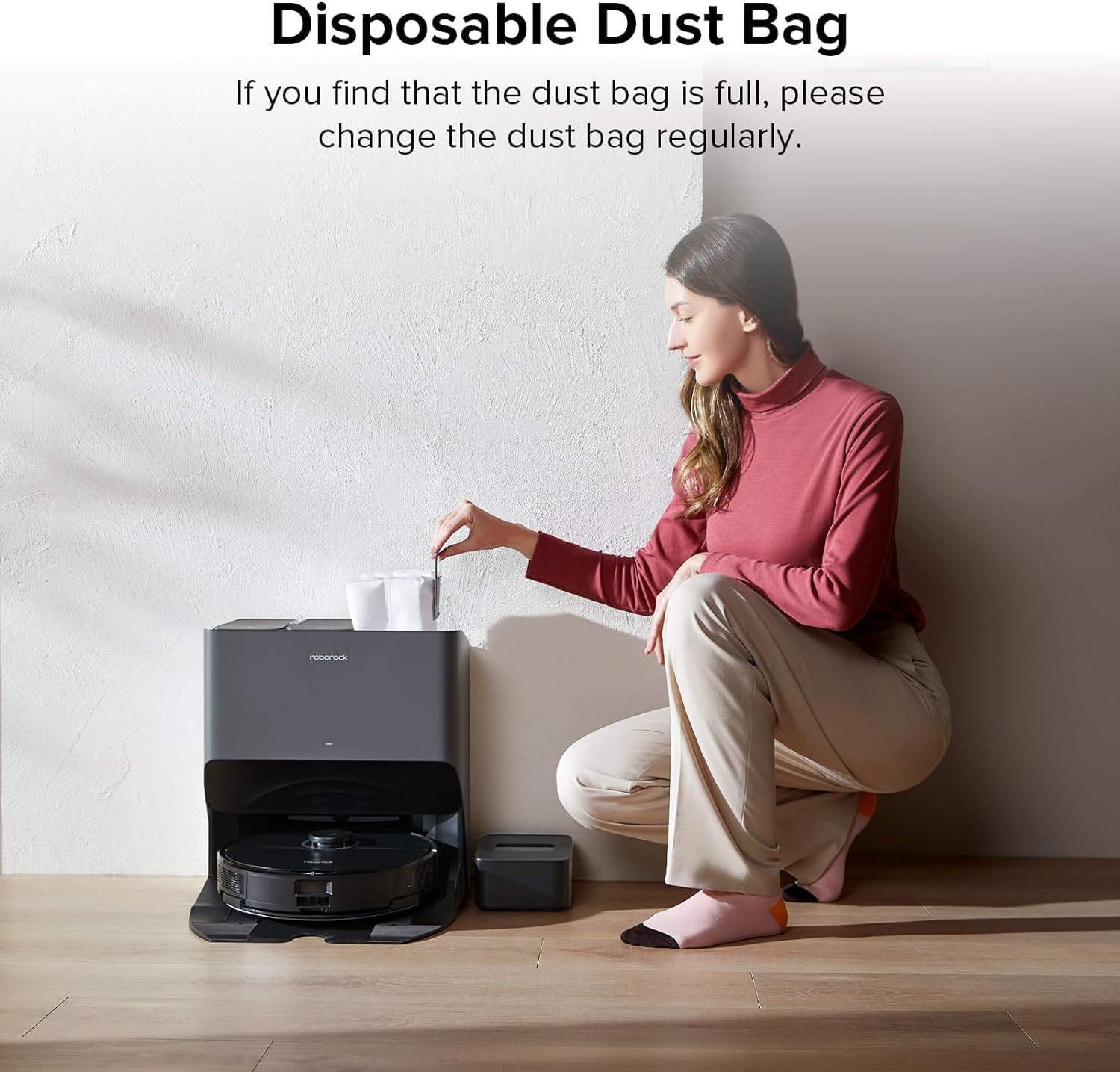 roborock S8 Pro Ultra Robot Vacuum and Mop, Auto-Drying, Self-Washing, Liftable Dual Brush & Sonic Mop, 6000Pa Suction, Self-Refilling, Self-Emptying, Obstacle Avoidance, Black (Renewed) - Image 9